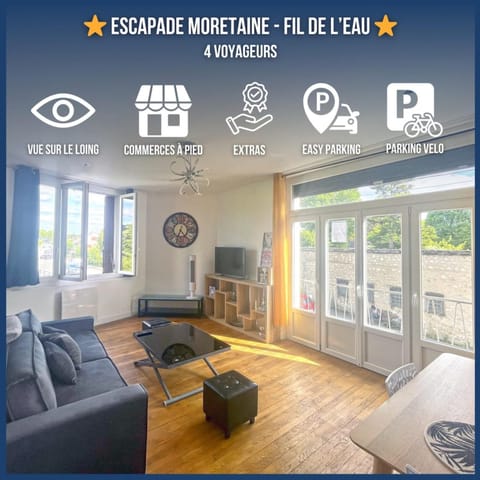 Fil de l'eau Grand T2 rénové - Commerces à pied Apartment in Île-de-France