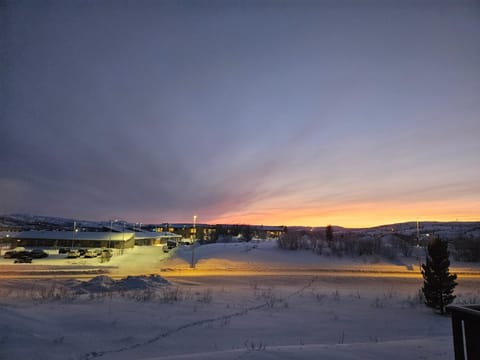Natural landscape, Winter, Sunset