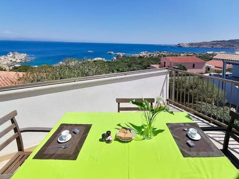 Property building, Natural landscape, View (from property/room), Balcony/Terrace, Dining area, Sea view