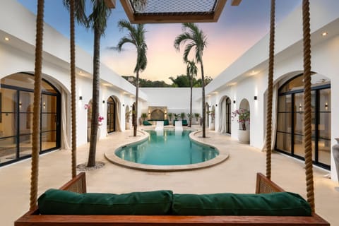 Natural landscape, Pool view, Swimming pool, sunbed