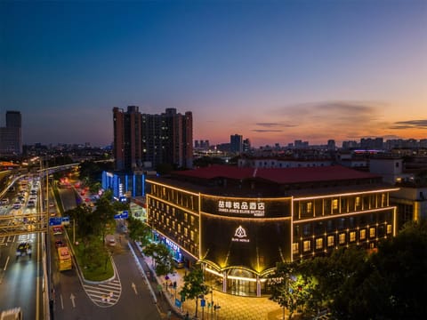 Property building, Night, Neighbourhood, Street view, Sunset