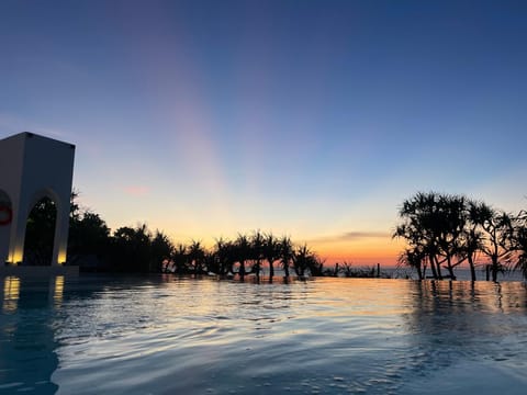 Sea view, Swimming pool, Sunset