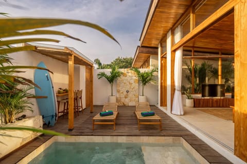 Patio, Natural landscape, Garden, Garden view, Pool view, Swimming pool, sunbed