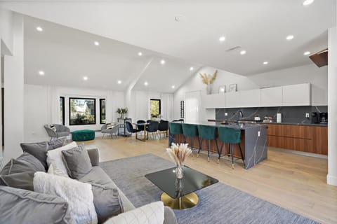 Kitchen or kitchenette, Living room, Seating area, Dining area, kitchen