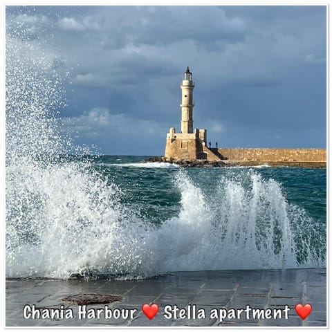 Stella Apartment in Almyrida slechts 350m vanaf het strand, auto huren niet nodig Apartment in Crete