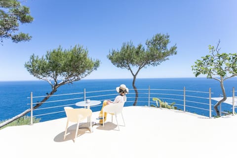 Natural landscape, View (from property/room), Balcony/Terrace, Sea view