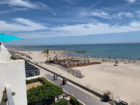 Natural landscape, Balcony/Terrace, Beach, Sea view, Open Air Bath