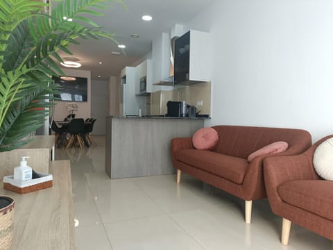Kitchen or kitchenette, Living room, Photo of the whole room, Dining area, air conditioner