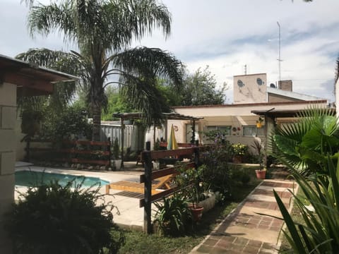 Property building, Patio, Spring, Day, Garden, Garden view, Pool view, Swimming pool, sunbed