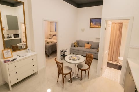 Bed, TV and multimedia, Kitchen or kitchenette, Living room, Photo of the whole room, Seating area, Dining area, Bedroom, dishwasher, internet, minibar, stove, toaster, air conditioner