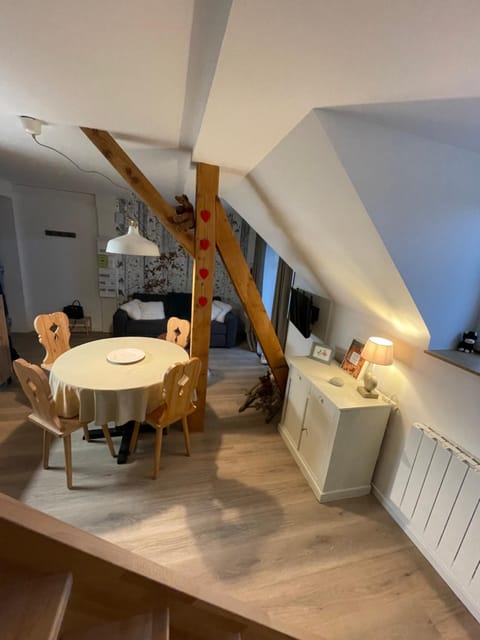 Dining area, hair dresser