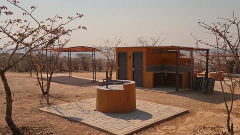 BBQ facilities, Text overlay, Text overlay, flat iron