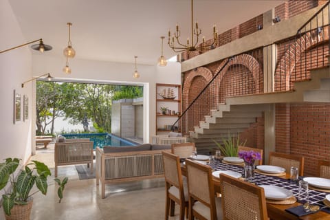 Living room, Seating area, Dining area