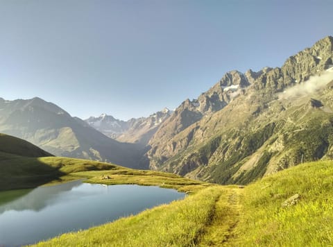 Nearby landmark, Spring, Day, Natural landscape, Lake view, Mountain view