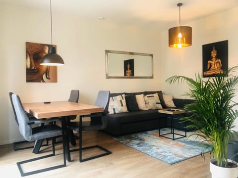Living room, Seating area, Dining area