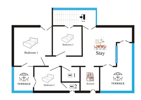 CASA MAMBO Apartment in San Teodoro