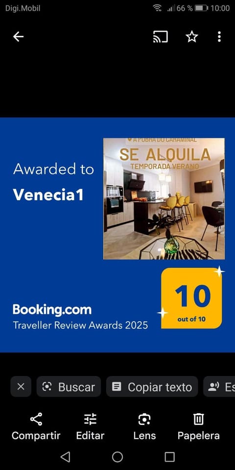 Venecia Apartment in O Salnés