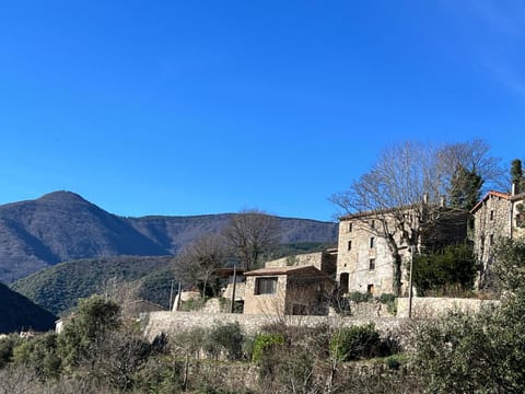 Property building, Natural landscape, Mountain view