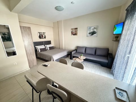 TV and multimedia, Kitchen or kitchenette, Living room, Seating area, Dining area