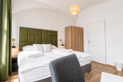 Property building, Bed, Bedroom, towels, wardrobe