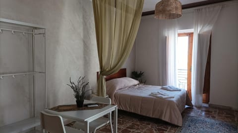 Bed, Photo of the whole room, Bedroom, towels, wardrobe