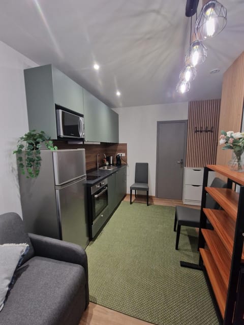 Kitchen or kitchenette, Living room, Dining area, minibar, pet friendly, stove