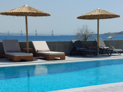 Day, Pool view, Sea view, Swimming pool, sunbed