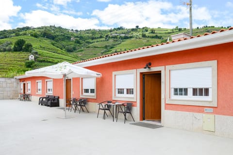 Property building, Patio, Natural landscape, Balcony/Terrace