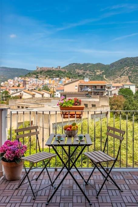 Terrace with castle view Apartment in Sardinia