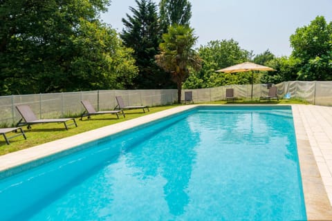 Property building, Living room, Swimming pool