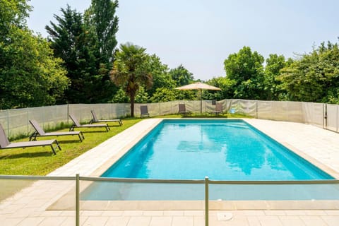 Property building, Living room, Swimming pool
