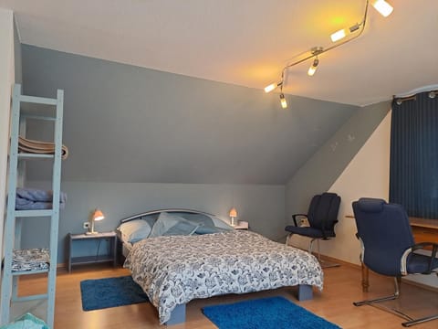 Property building, Living room, Bedroom