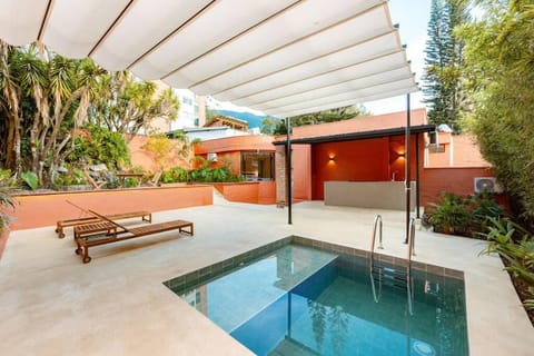 Patio, Garden, Balcony/Terrace, Pool view