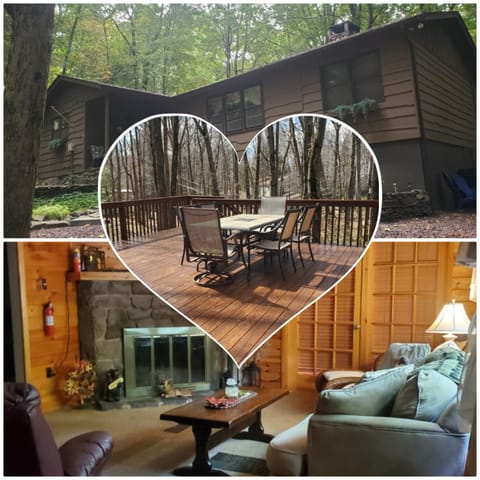 Harmony in the Woods Chalet in Hickory Run State Park