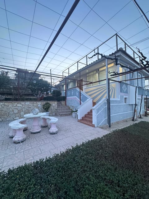 Property building, Patio, Day, Garden, View (from property/room), Balcony/Terrace, Garden view