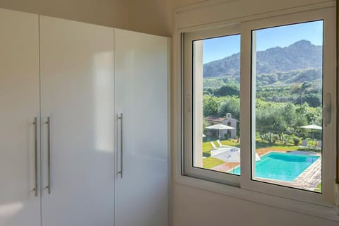 Natural landscape, Mountain view, Swimming pool