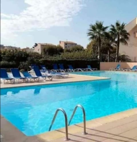 Pool view, sunbed