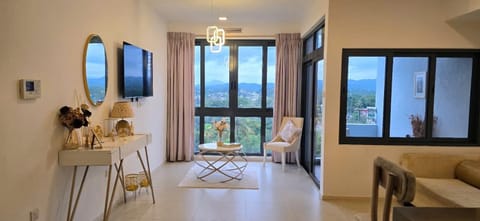 Living room, Mountain view, River view
