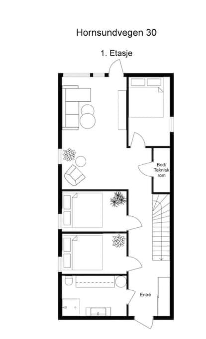 Strøken villa med spektakulær utsikt Villa in Tromso