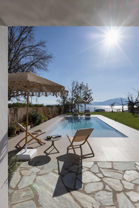 Natural landscape, Pool view, Swimming pool, sunbed