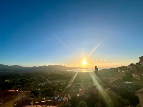 Maison golf de calvi couchers de soleil vue mer LUMIO House in Lumio