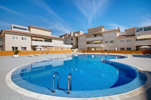 Property building, Living room, Swimming pool