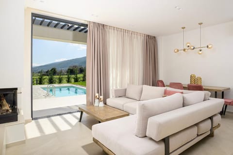 Living room, Seating area, Swimming pool