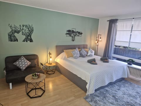 Bed, Living room, Photo of the whole room, Bedroom