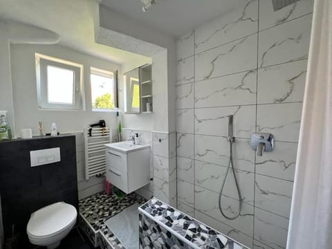 Shower, Toilet, Bathroom, towels