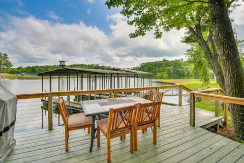 Waterfront Home on Lake Hamilton with Dock and 2 Decks House in Garland County