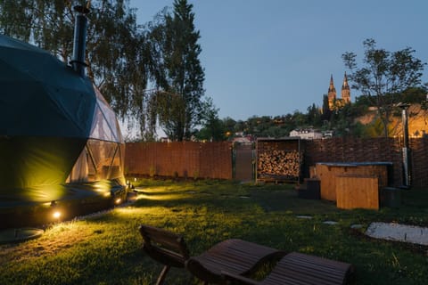 Night, Natural landscape, Garden, Garden view