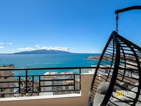 View (from property/room), Balcony/Terrace, Sea view