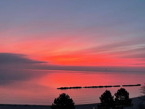 Natural landscape, Sea view, Sunrise