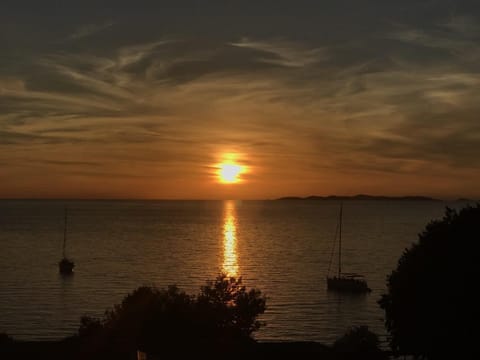 Natural landscape, Sea view, Sunset